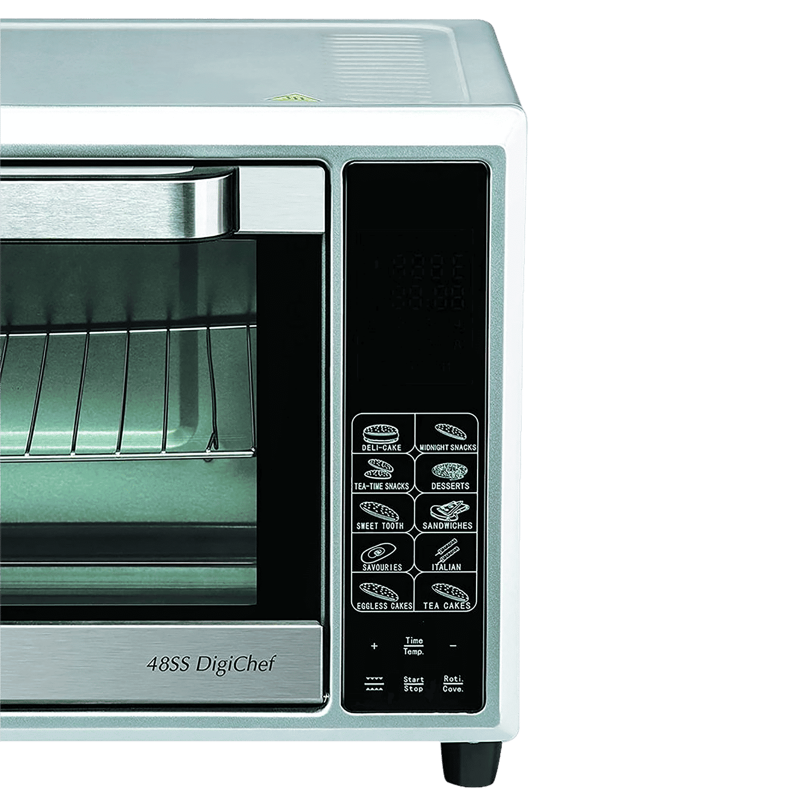 morphy richards 48SS DigiChef 48L Oven Toaster Grill with 59 Autocook Menus (Silver)_5