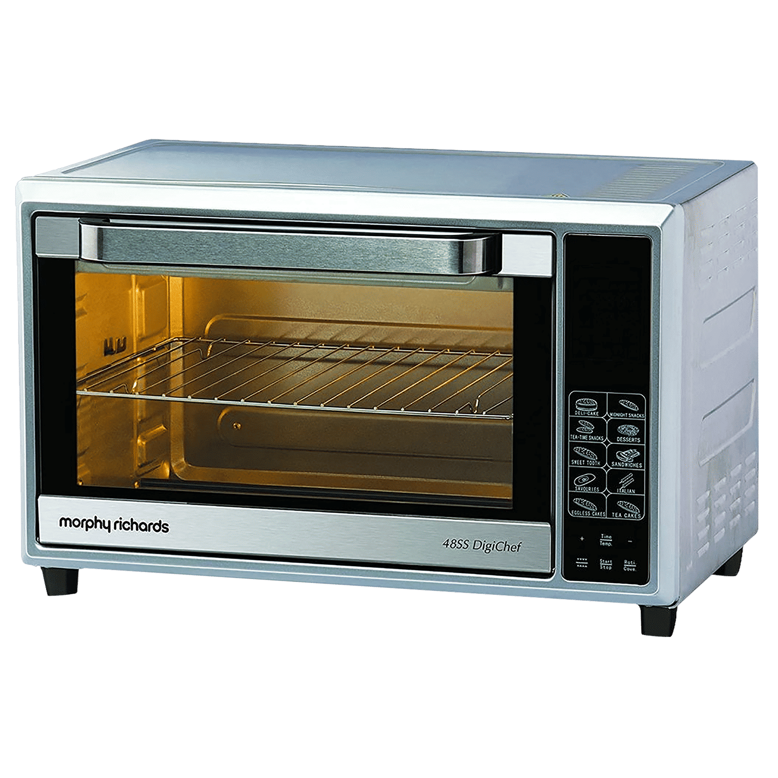 morphy richards 48SS DigiChef 48L Oven Toaster Grill with 59 Autocook Menus (Silver)_6