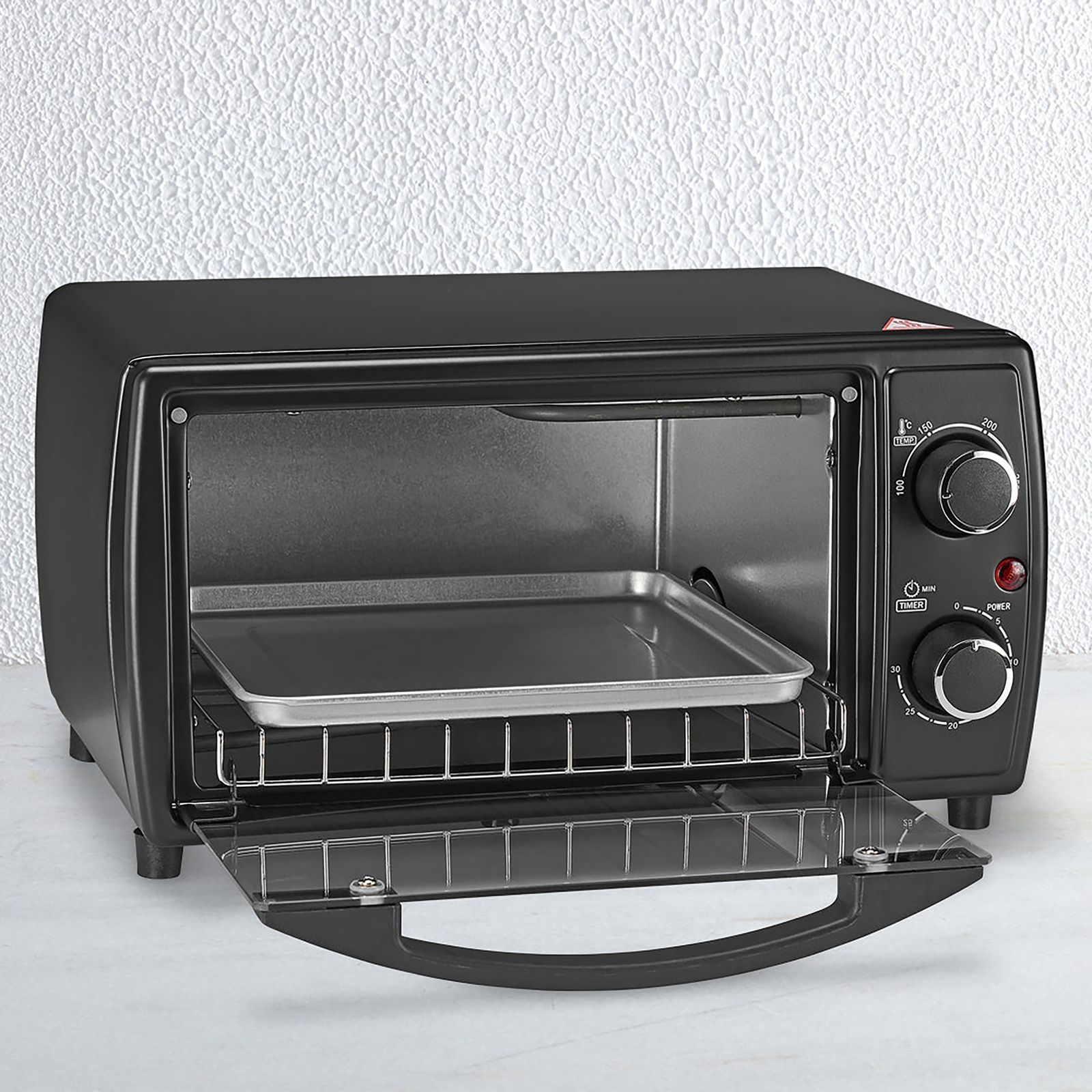 Lifelong LLOT10 10L Oven Toaster Grill with Auto Shut Off Timer (Black)_6