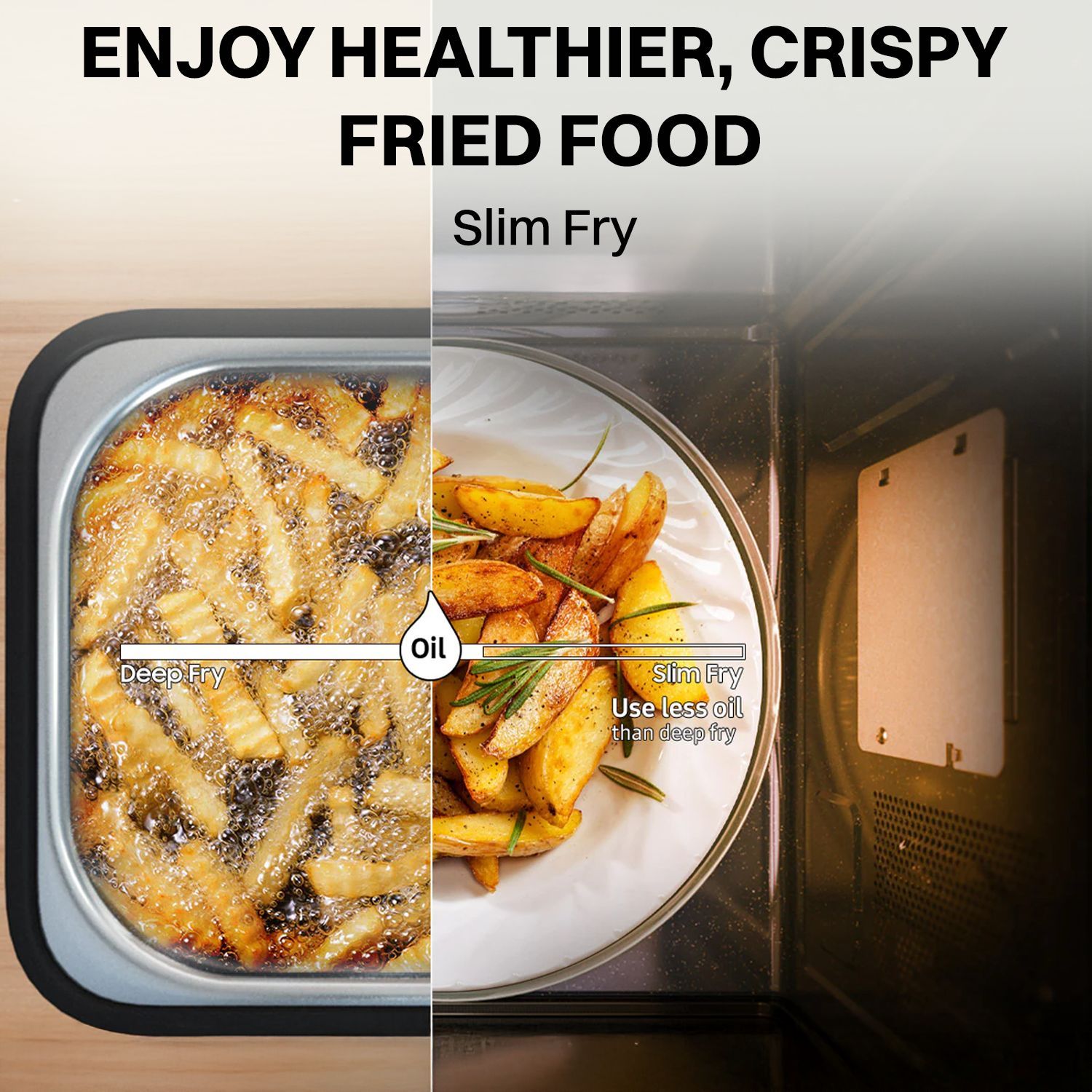 SAMSUNG 28L Convection Microwave Oven with Slim Fry Technology (MC28H5025VL/TL, Black)_13