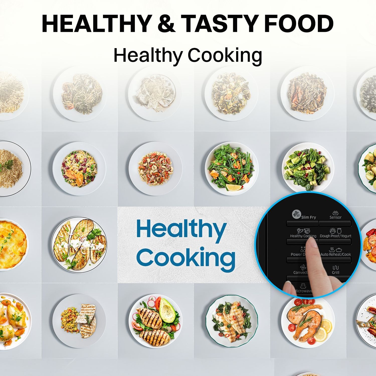 SAMSUNG 28L Convection Microwave Oven with Slim Fry Technology (MC28H5025VL/TL, Black)_15