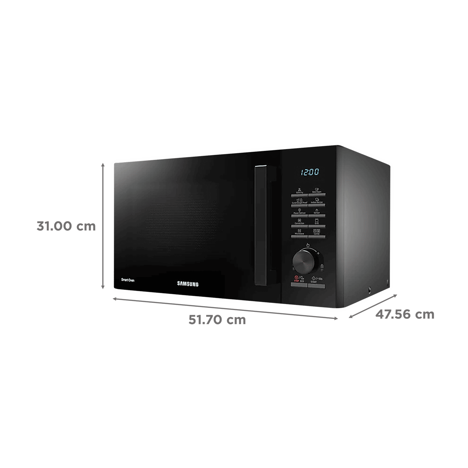 SAMSUNG 28L Convection Microwave Oven with Slim Fry Technology (MC28H5025VL/TL, Black) SAMSUNG 28L Convection Microwave Oven with Slim Fry Technology (MC28H5025VL/TL, Black)_2