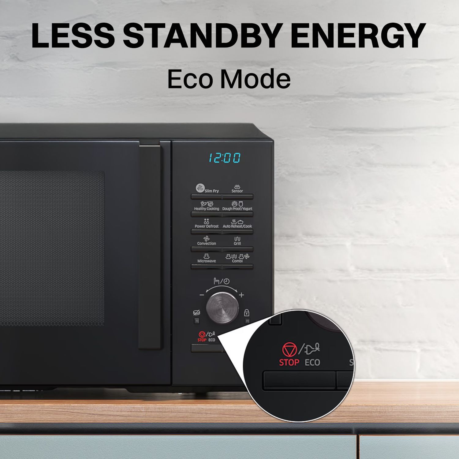 SAMSUNG 28L Convection Microwave Oven with Slim Fry Technology (MC28H5025VL/TL, Black)_18