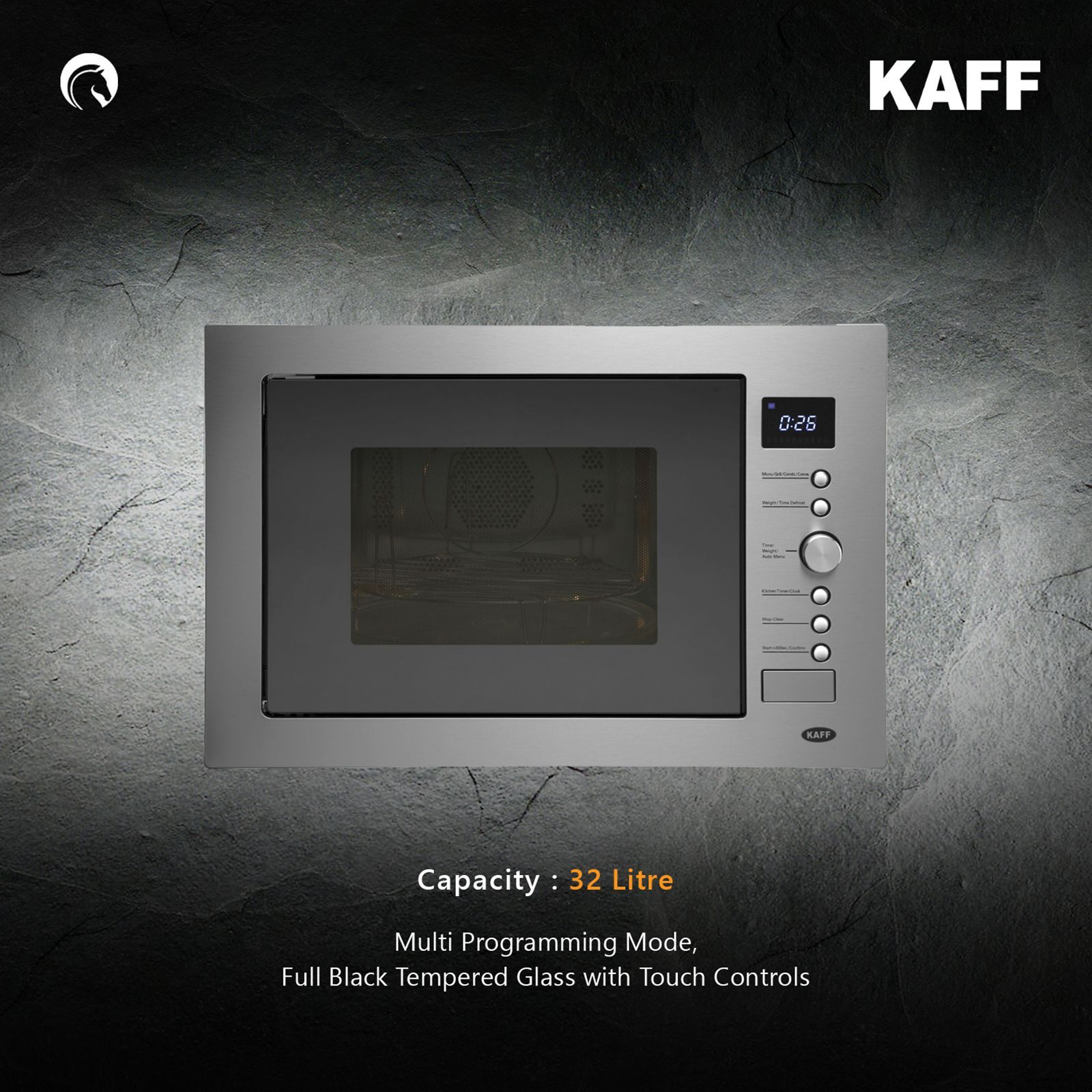 KAFF KB4A32L 60cm Built-in Microwave with Autocook Menus (KB7A, Black) KAFF KB4A32L 60cm Built-in Microwave with Autocook Menus (KB7A, Black)_10