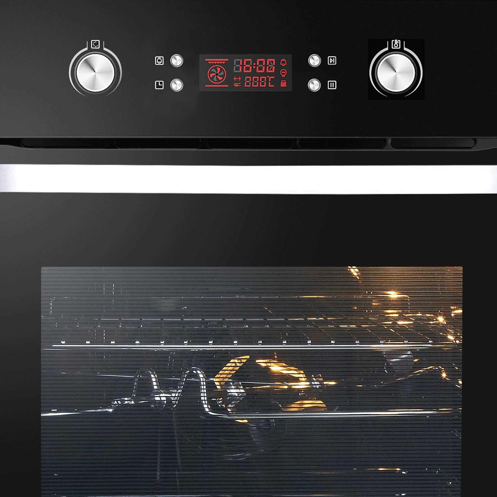 elica 70L 60cm Built-in Convection Microwave with LED Display (EPBI 1064 DMF, Black)_4