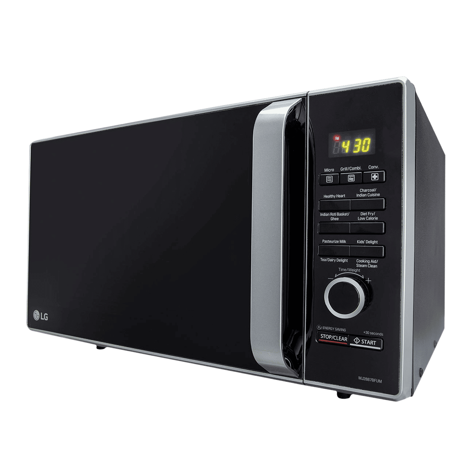 LG 28L Charcoal Microwave Oven with Diet Fry (MJ2887BFUM.DBKQILN, Black)_10