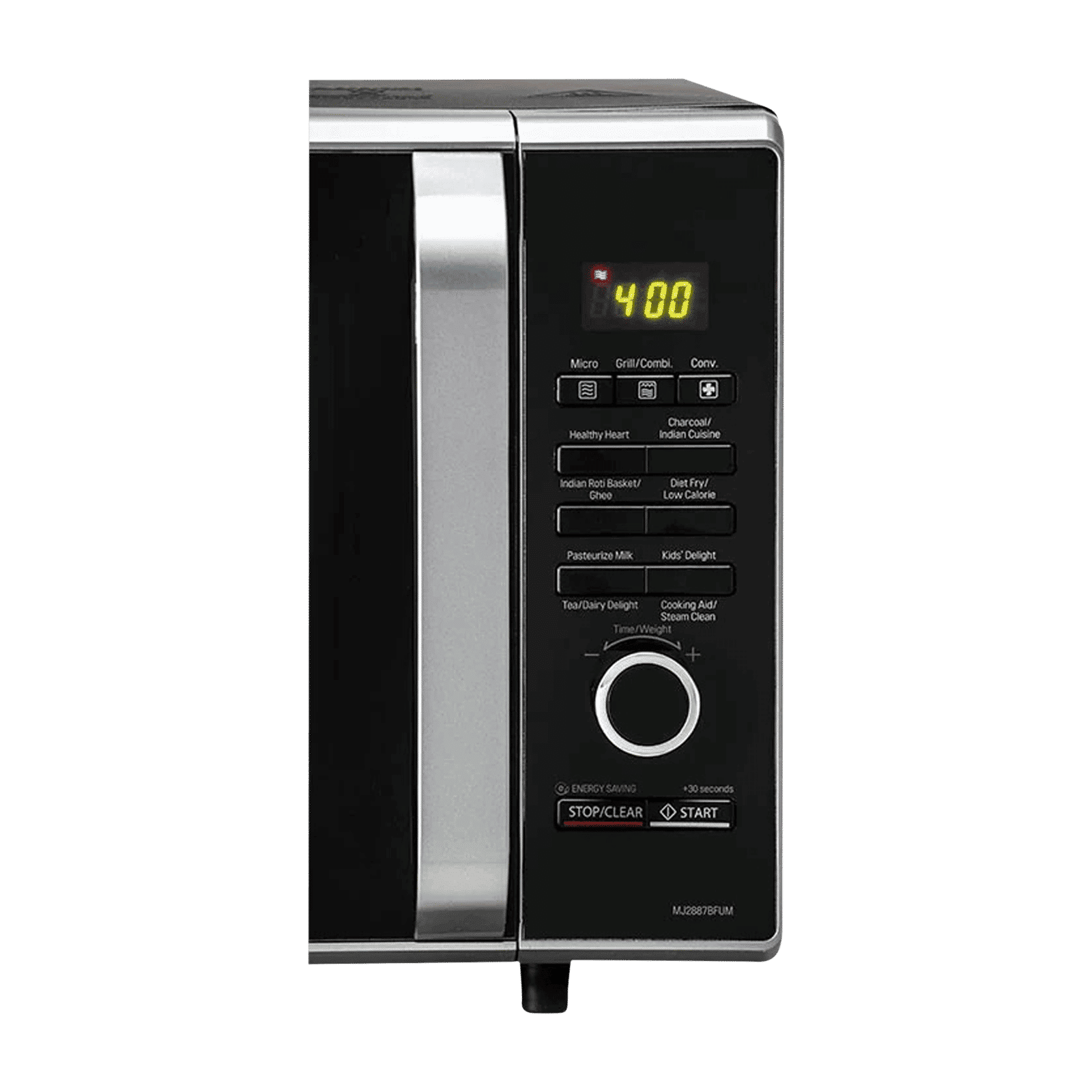 LG 28L Charcoal Microwave Oven with Diet Fry (MJ2887BFUM.DBKQILN, Black)_4