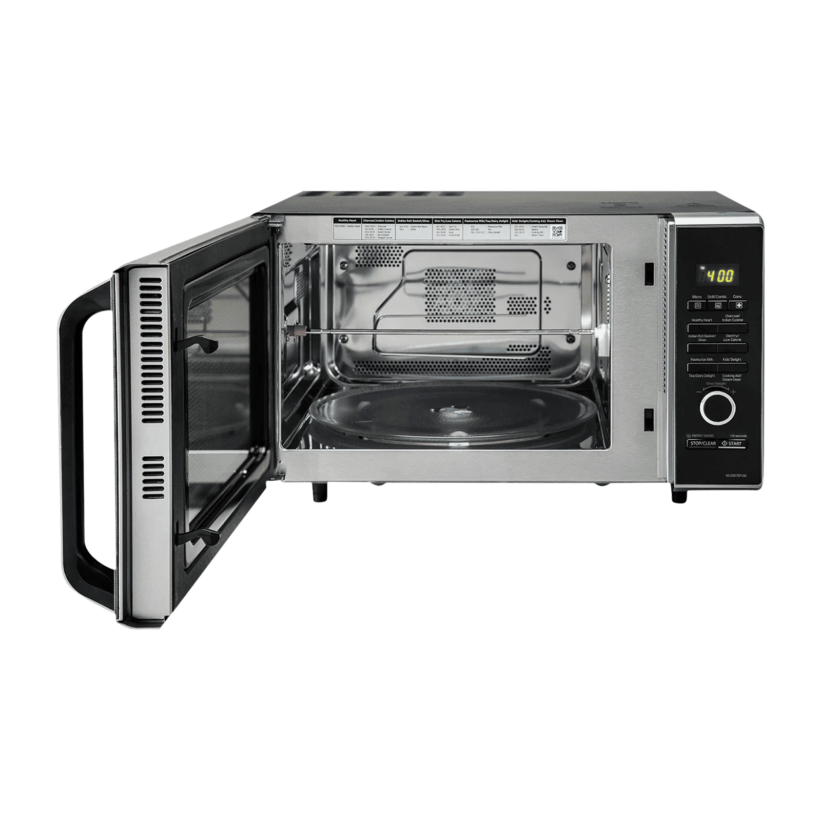 LG 28L Charcoal Microwave Oven with Diet Fry (MJ2887BFUM.DBKQILN, Black)_5