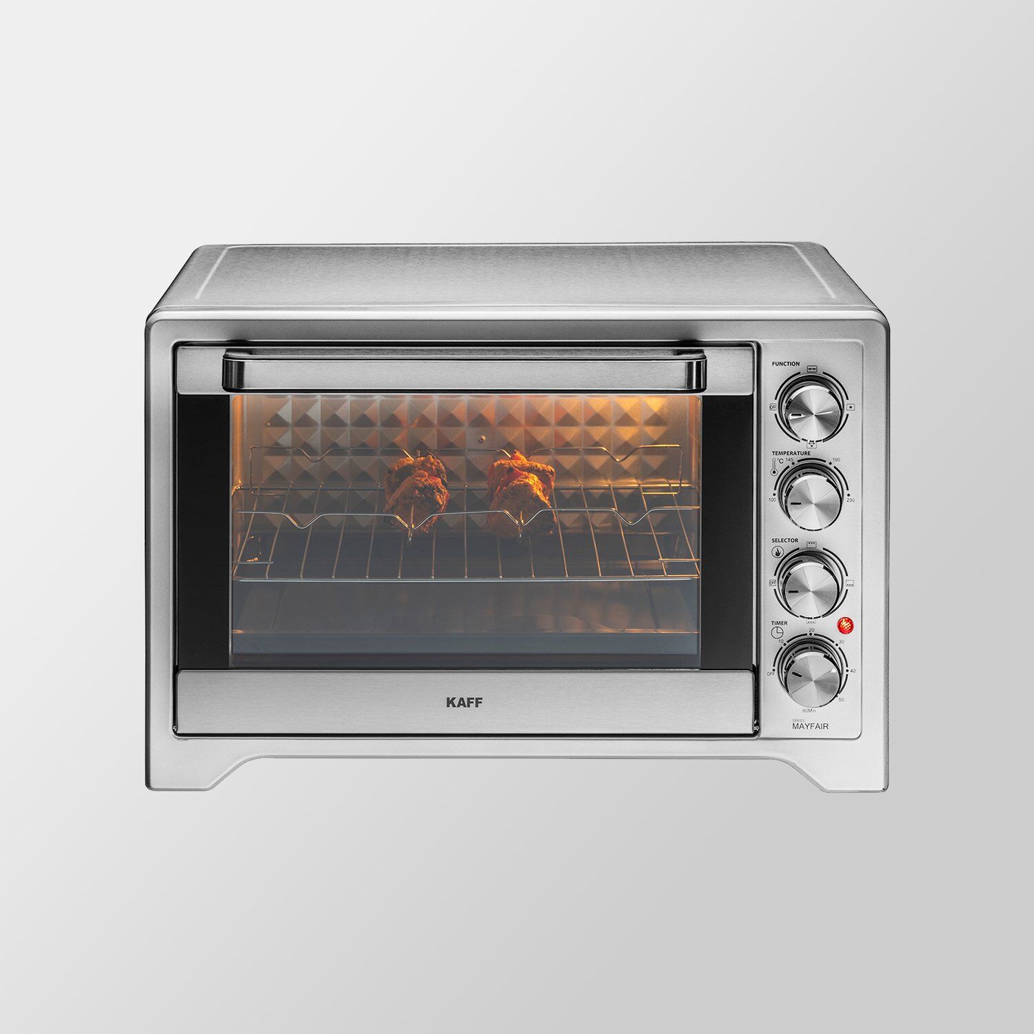 KAFF Series MAYFAIR 45L Oven Toaster Grill with Rotisserie & Convection Function (Silver)_8