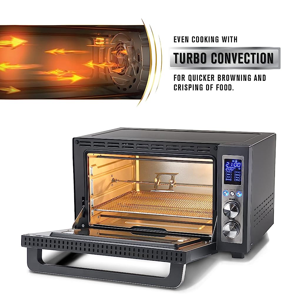 USHA Calypso 30L Oven Toaster Grill with Motorized Rotisserie (OTGW30DRC, Black)_10