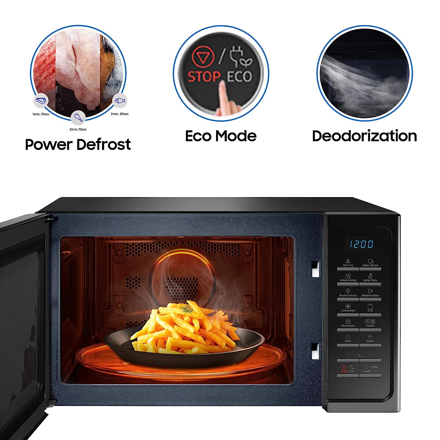 SAMSUNG 28L Convection Microwave Oven with Slim Fry Technology (Black) SAMSUNG 28L Convection Microwave Oven with Slim Fry Technology (Black)_9