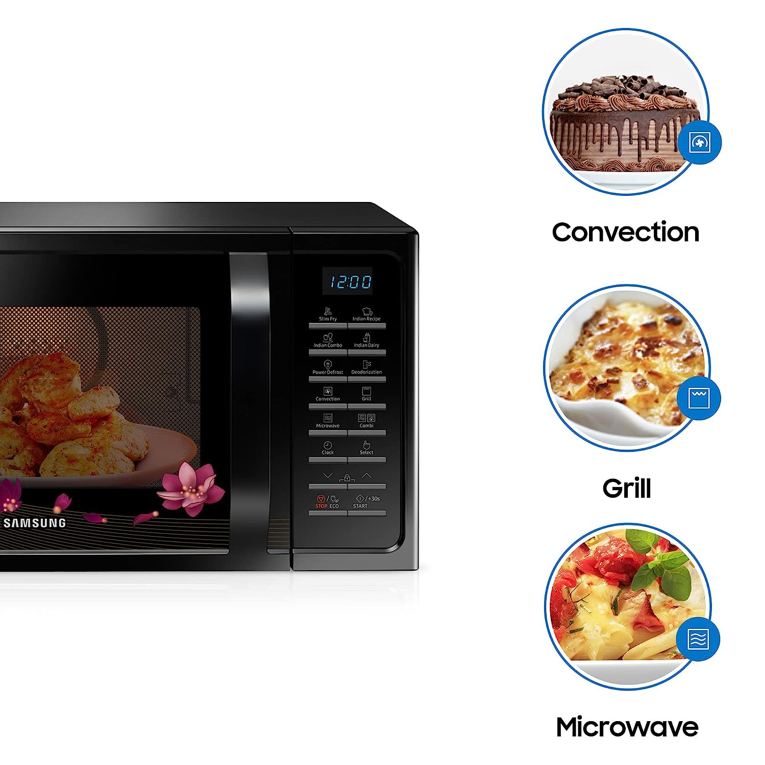 SAMSUNG 28L Convection Microwave Oven with Slim Fry Technology (Black) SAMSUNG 28L Convection Microwave Oven with Slim Fry Technology (Black)_10