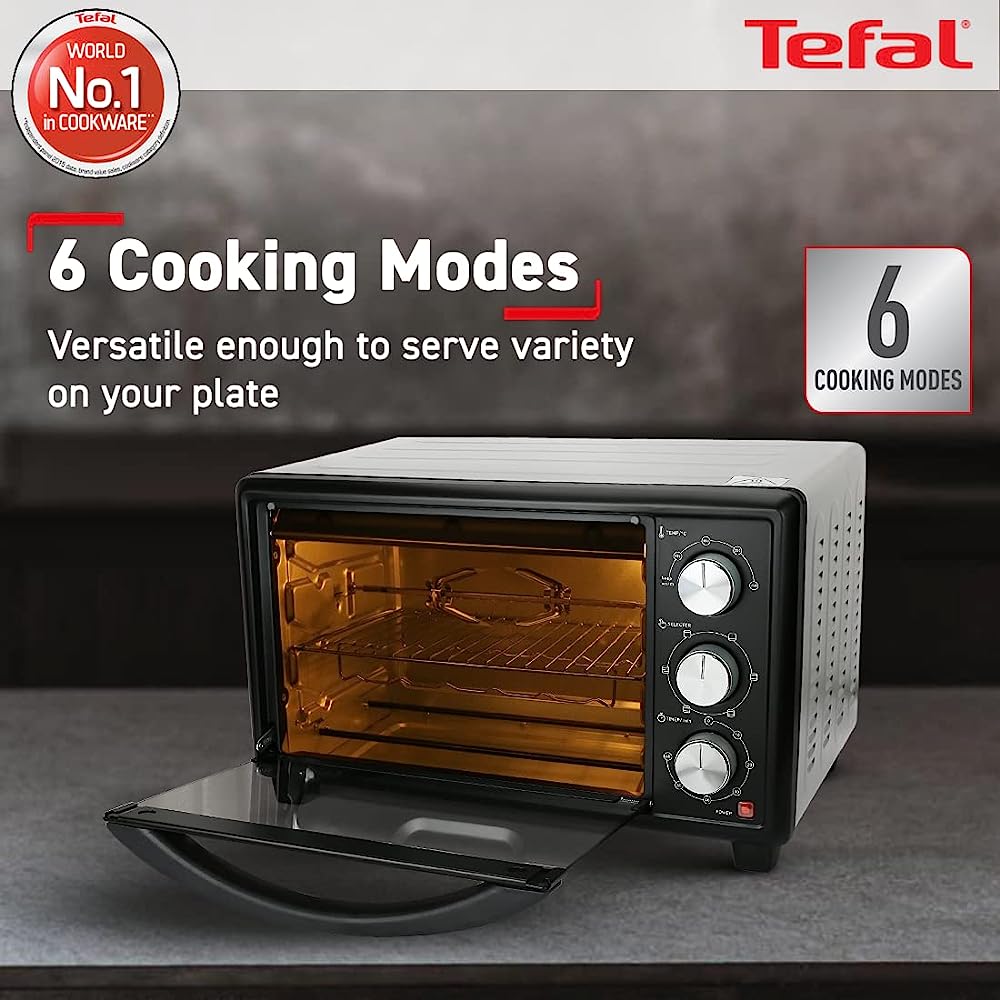 Tefal Delicio 24L Oven Toaster Grill with Motorized Rotisserie (Black/Silver)_9
