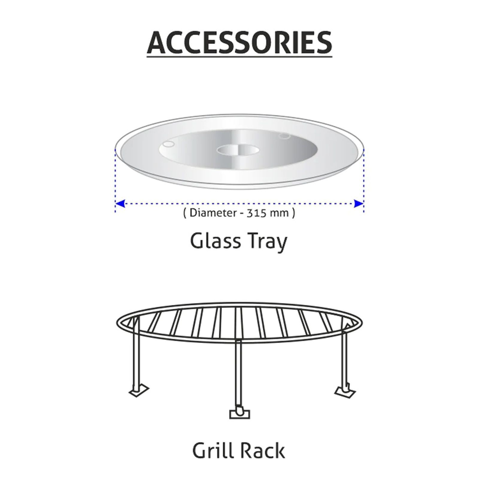 GLEN 25L Built-in Microwave with 8 Autocook Menus (MO-675, Black) GLEN 25L Built-in Microwave with 8 Autocook Menus (MO-675, Black)_5