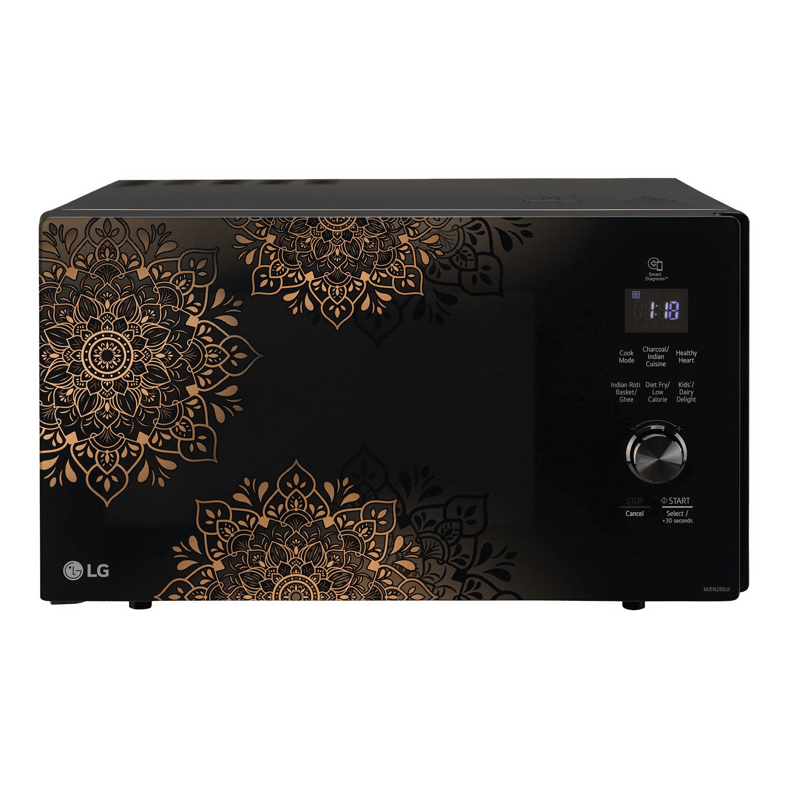 LG 28L All-in-One Microwave Oven with Charcoal Technology (Black)_1