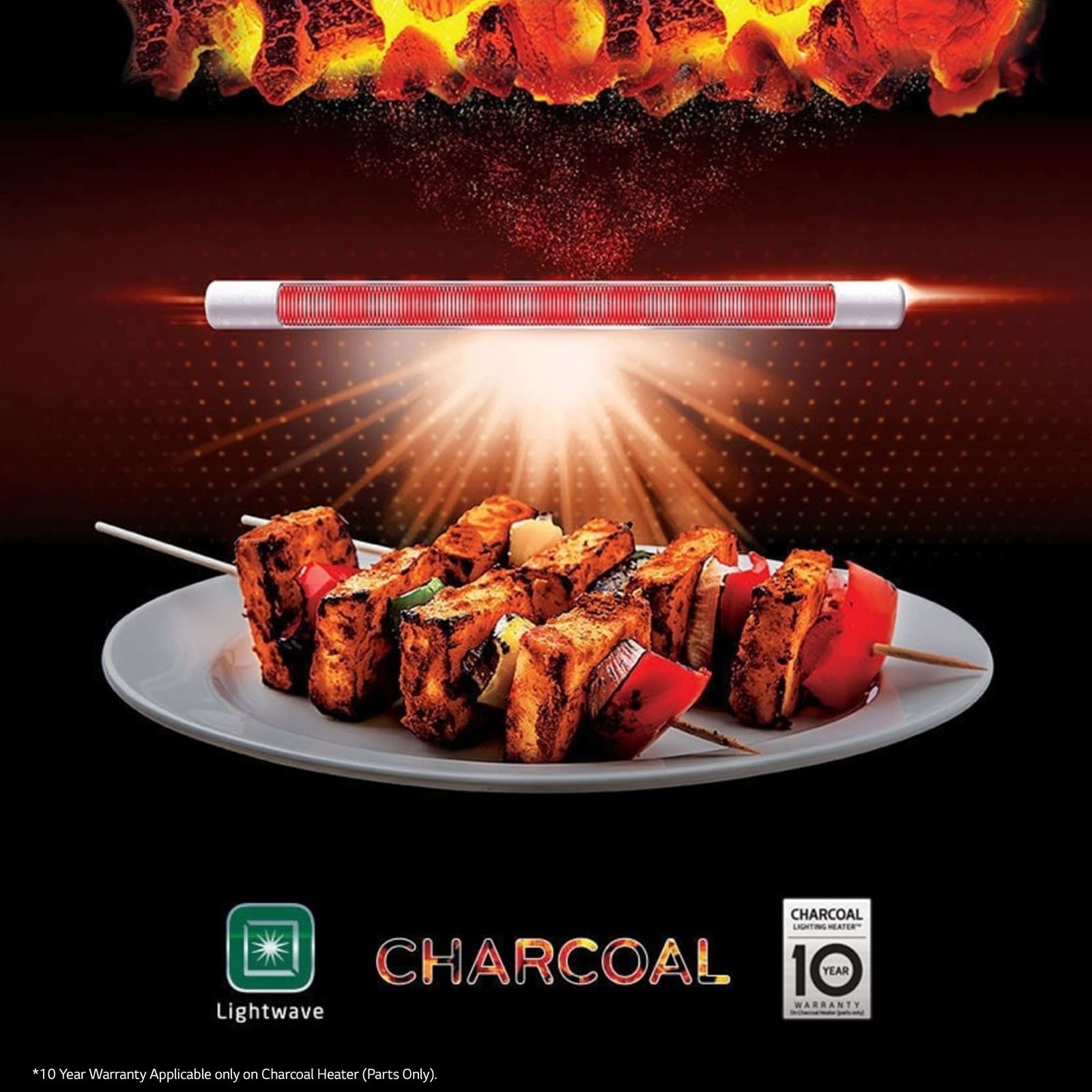 LG 28L All-in-One Microwave Oven with Charcoal Technology (Black)_8