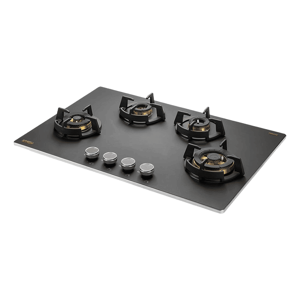 KAFF MSM 804 Toughened Glass Top 4 Burner Automatic Hob (Flame Failure Device, Black)_8