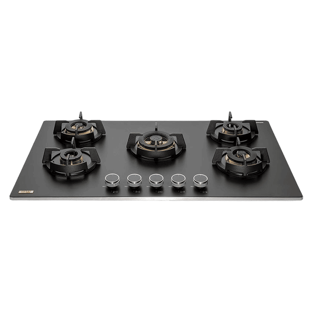 KAFF MSM 865 Glass Top 5 Burner Automatic Hob (Flame Failure Device, Black)_1
