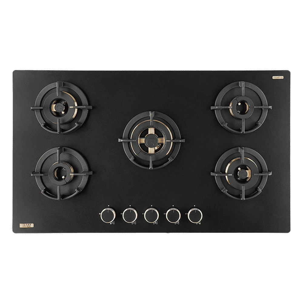 KAFF MSM 865 Glass Top 5 Burner Automatic Hob (Flame Failure Device, Black)_6