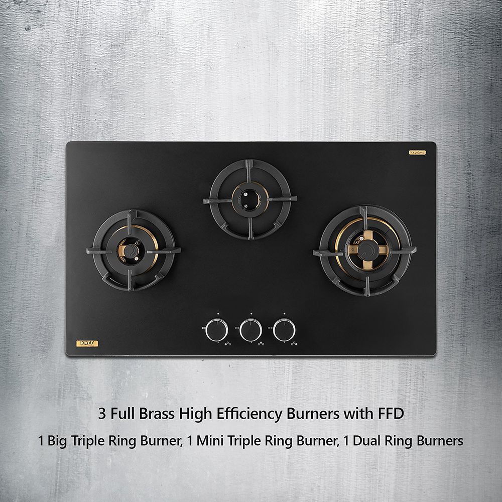 KAFF MSM 783 Glass Top 3 Burner Automatic Hob (Flame Failure Device, Black)_17