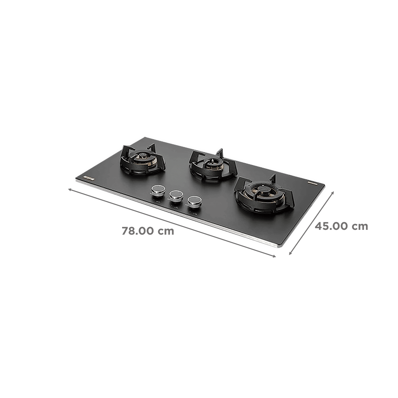 KAFF MSM 783 Glass Top 3 Burner Automatic Hob (Flame Failure Device, Black)_2
