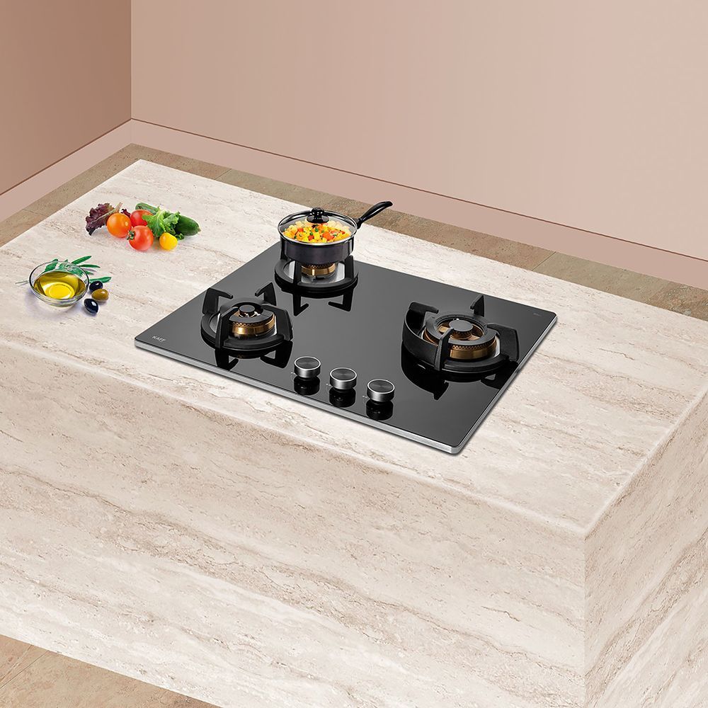 KAFF Bellini Tempered Glass Top 3 Burner Automatic Electric Hob (Flame Failure Device, Black)_12