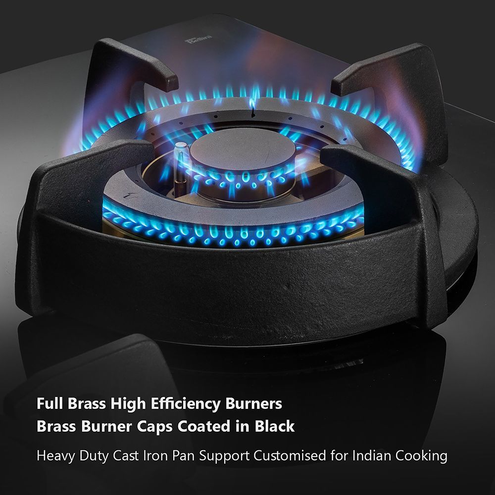 KAFF Bellini Tempered Glass Top 3 Burner Automatic Electric Hob (Flame Failure Device, Black)_18