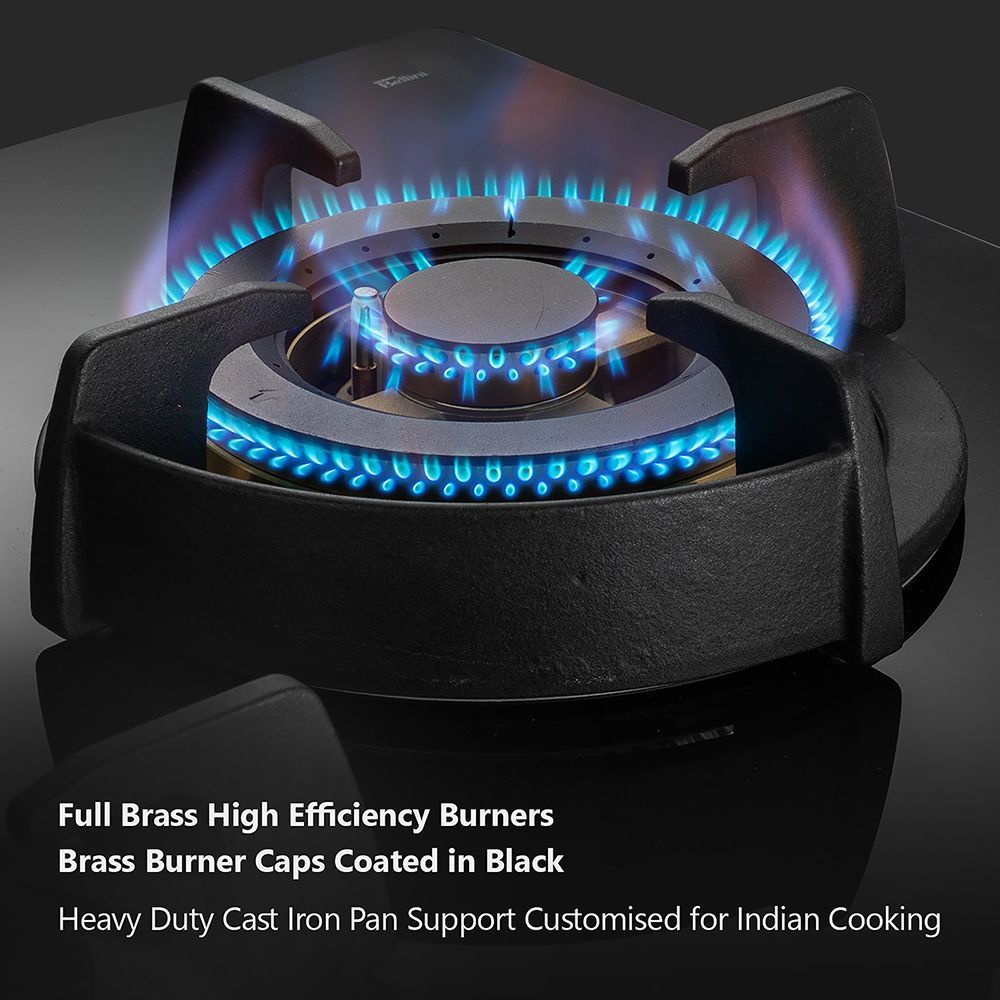 KAFF Bellini Tempered Glass Top 3 Burner Automatic Electric Hob (Flame Failure Device, Black)_14