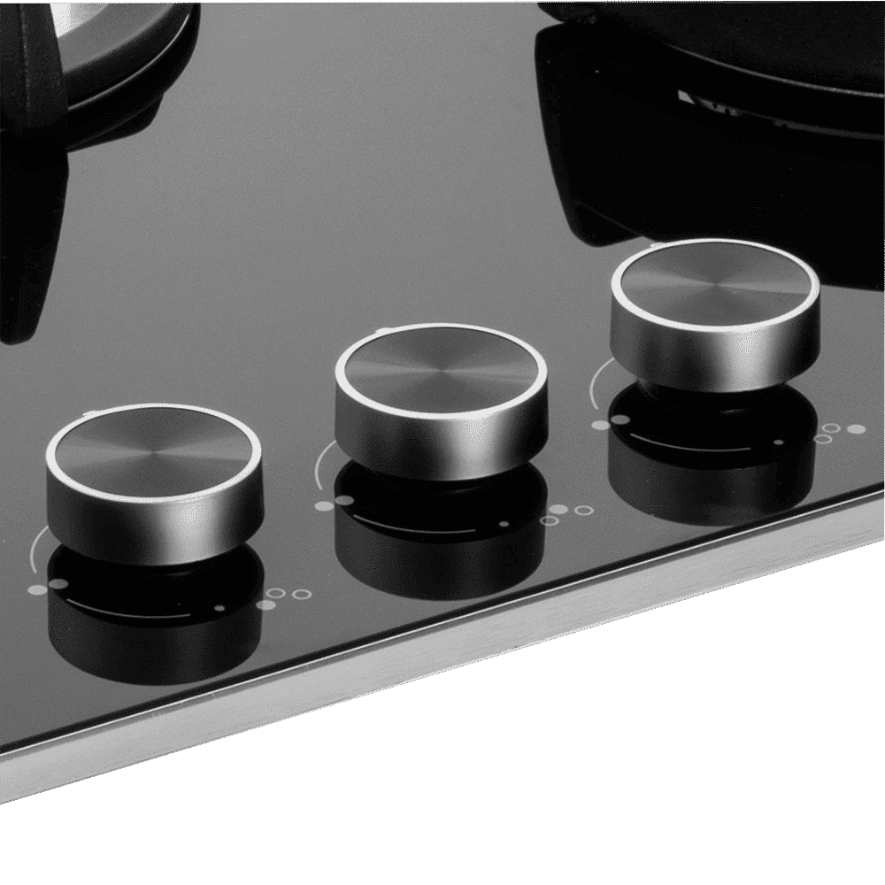 KAFF Bellini Tempered Glass Top 3 Burner Automatic Electric Hob (Flame Failure Device, Black)_5