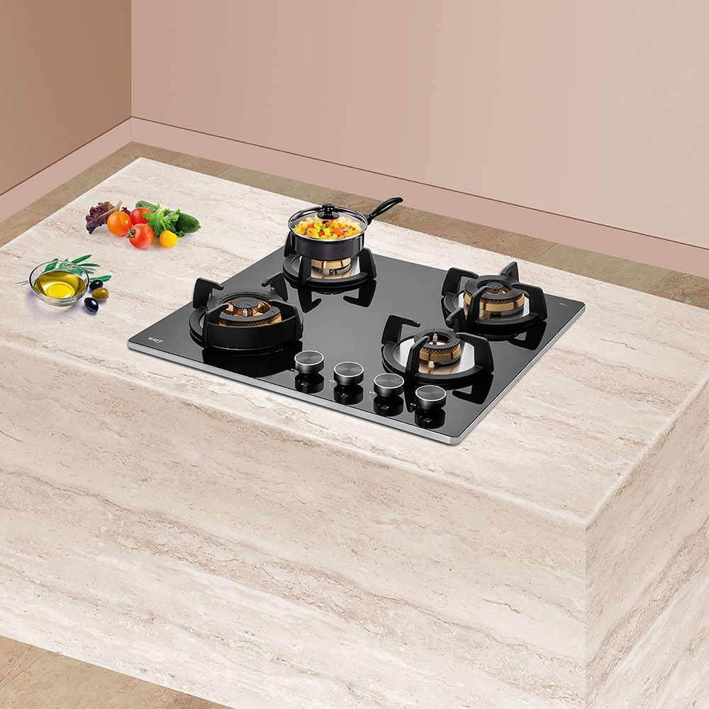 KAFF BLH-F 604 Tempered Glass Top 4 Burner Automatic Electric Hob (Flame Failure Device, Black)_12