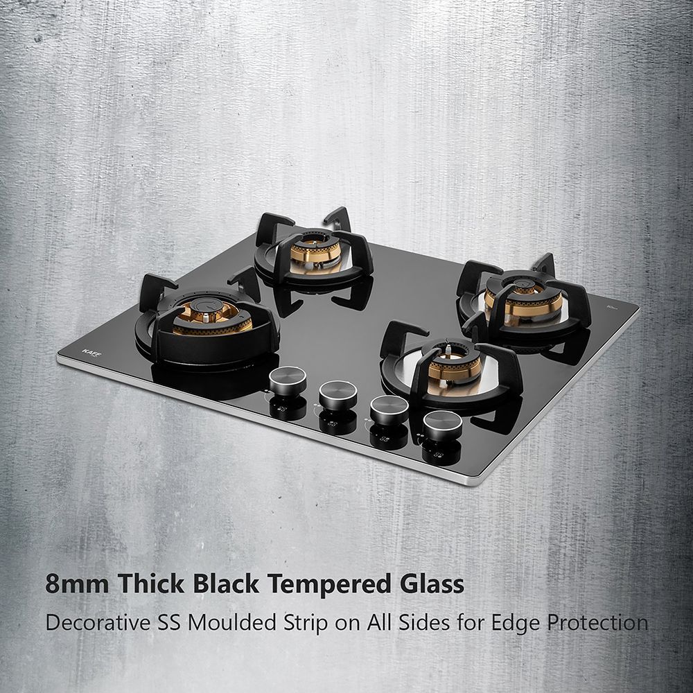 KAFF BLH-F 604 Tempered Glass Top 4 Burner Automatic Electric Hob (Flame Failure Device, Black)_15
