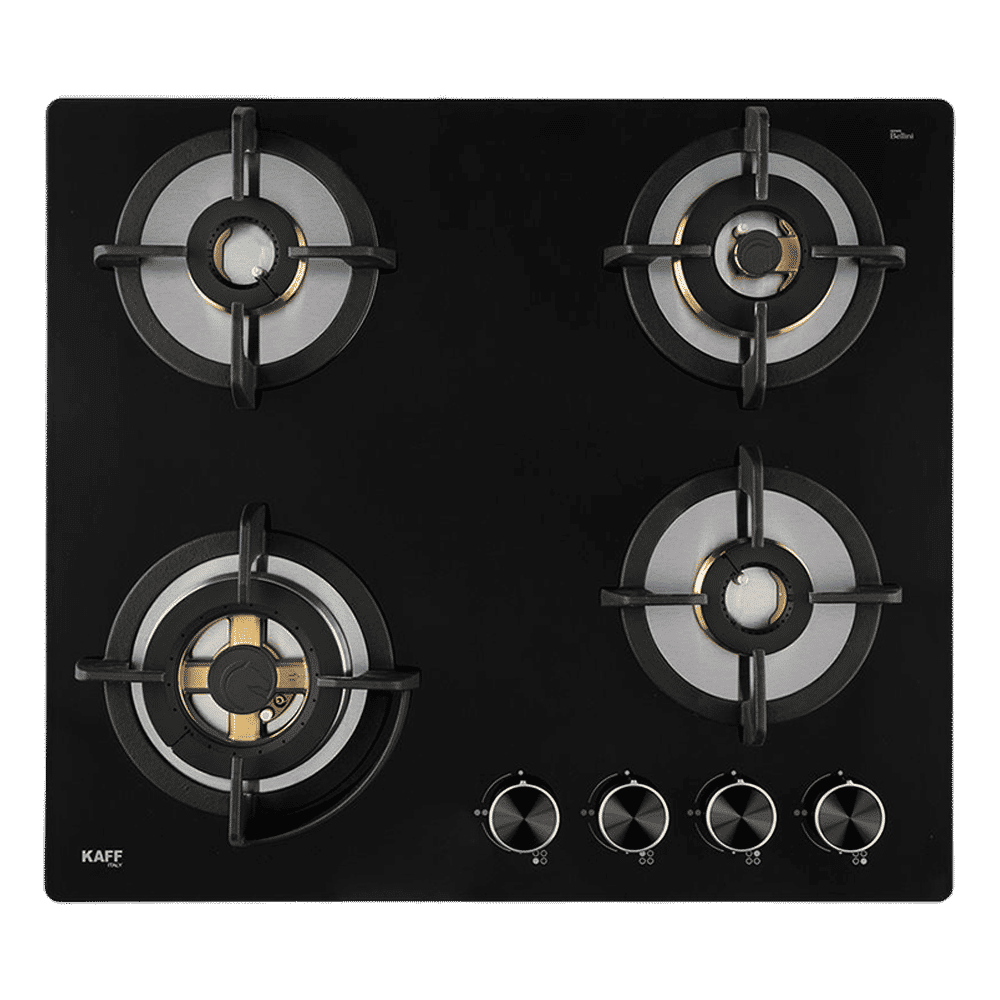 KAFF BLH-F 604 Tempered Glass Top 4 Burner Automatic Electric Hob (Flame Failure Device, Black)_6