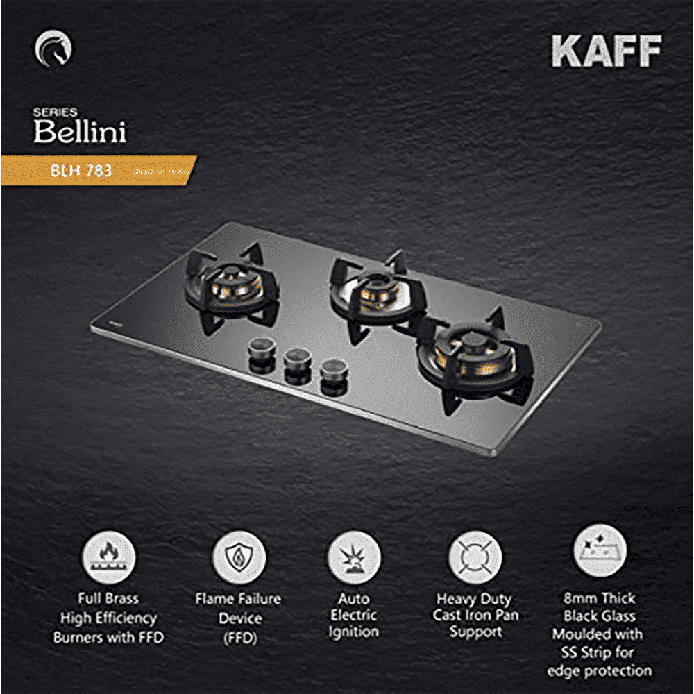 KAFF BLH-F 783X Tempered Glass Top 3 Burner Automatic Electric Hob (Flame Failure Device, Black)_13
