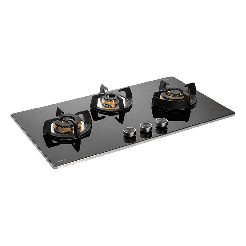 KAFF BLH-F 783X Tempered Glass Top 3 Burner Automatic Electric Hob (Flame Failure Device, Black)_8