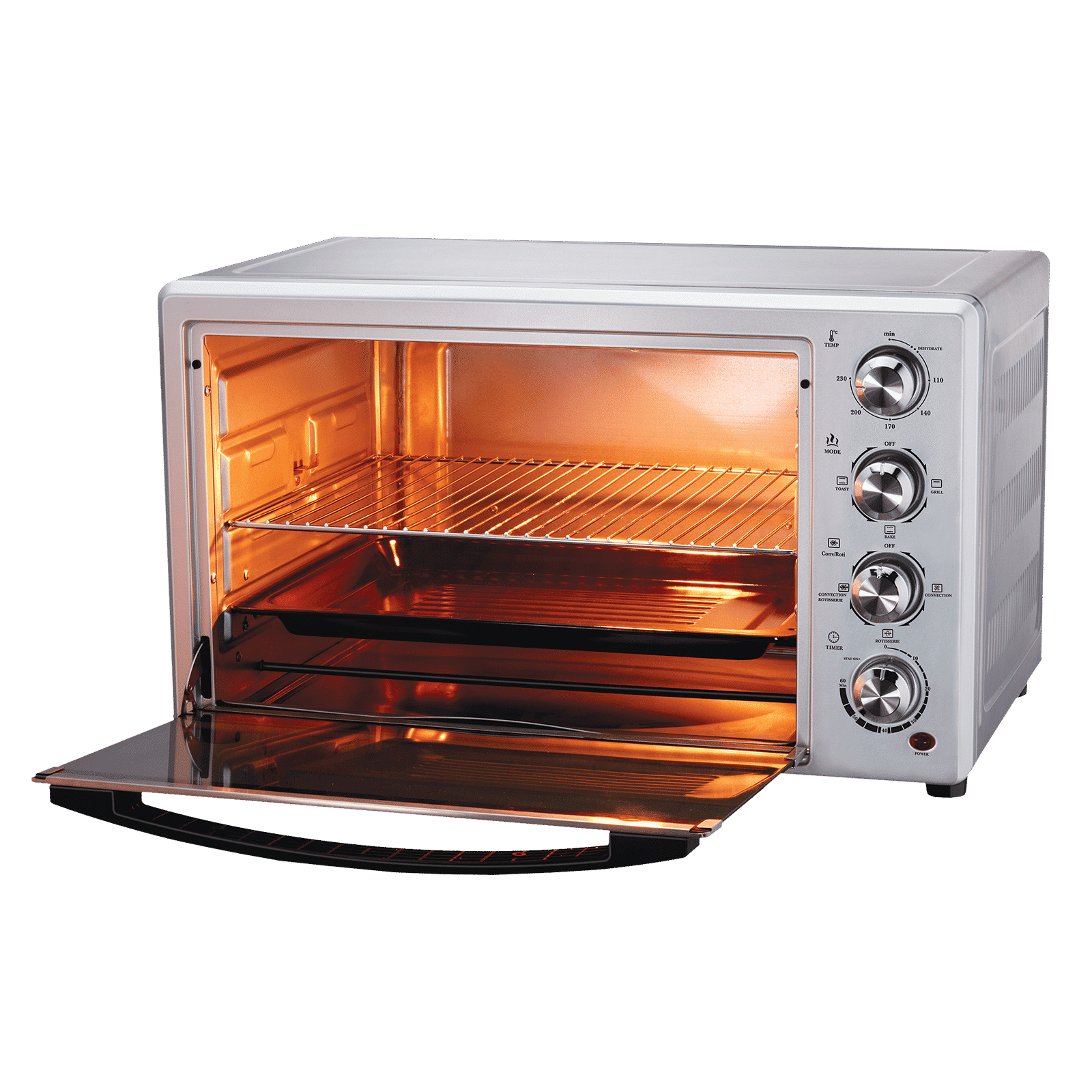 morphy richards 54RCSS Dehydro 54L Oven Toaster Grill with Motorized Rotisserie (Silver) morphy richards 54RCSS Dehydro 54L Oven Toaster Grill with Motorized Rotisserie (Silver)_10