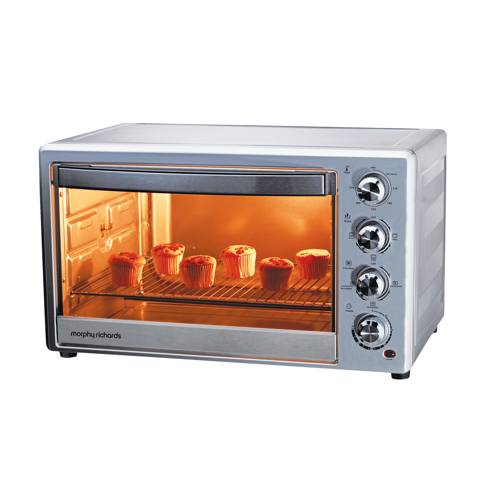 morphy richards 54RCSS Dehydro 54L Oven Toaster Grill with Motorized Rotisserie (Silver) morphy richards 54RCSS Dehydro 54L Oven Toaster Grill with Motorized Rotisserie (Silver)_9