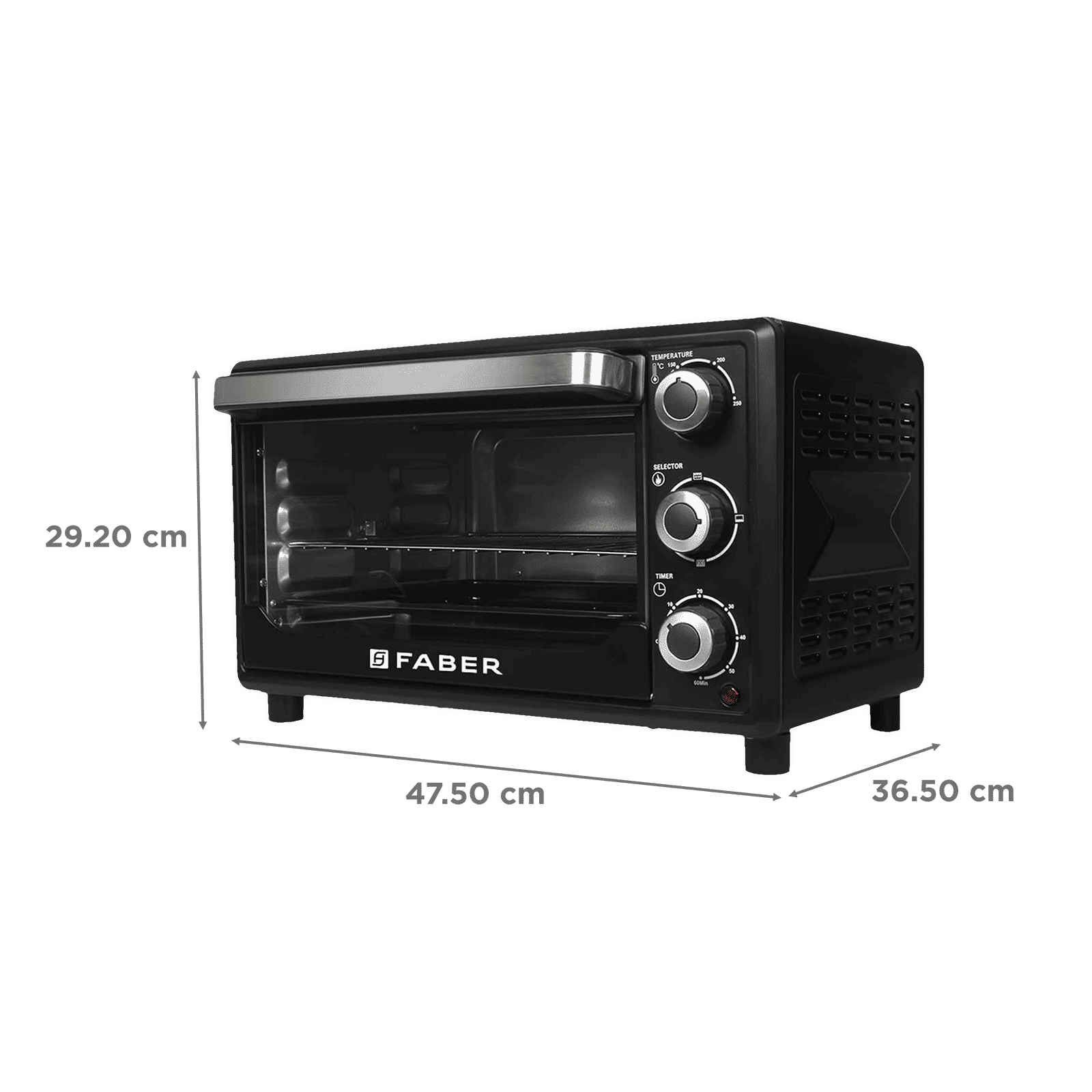 FABER FOTG 24L Oven Toaster Grill with Motorized Rotisserie (Black) FABER FOTG 24L Oven Toaster Grill with Motorized Rotisserie (Black)_2