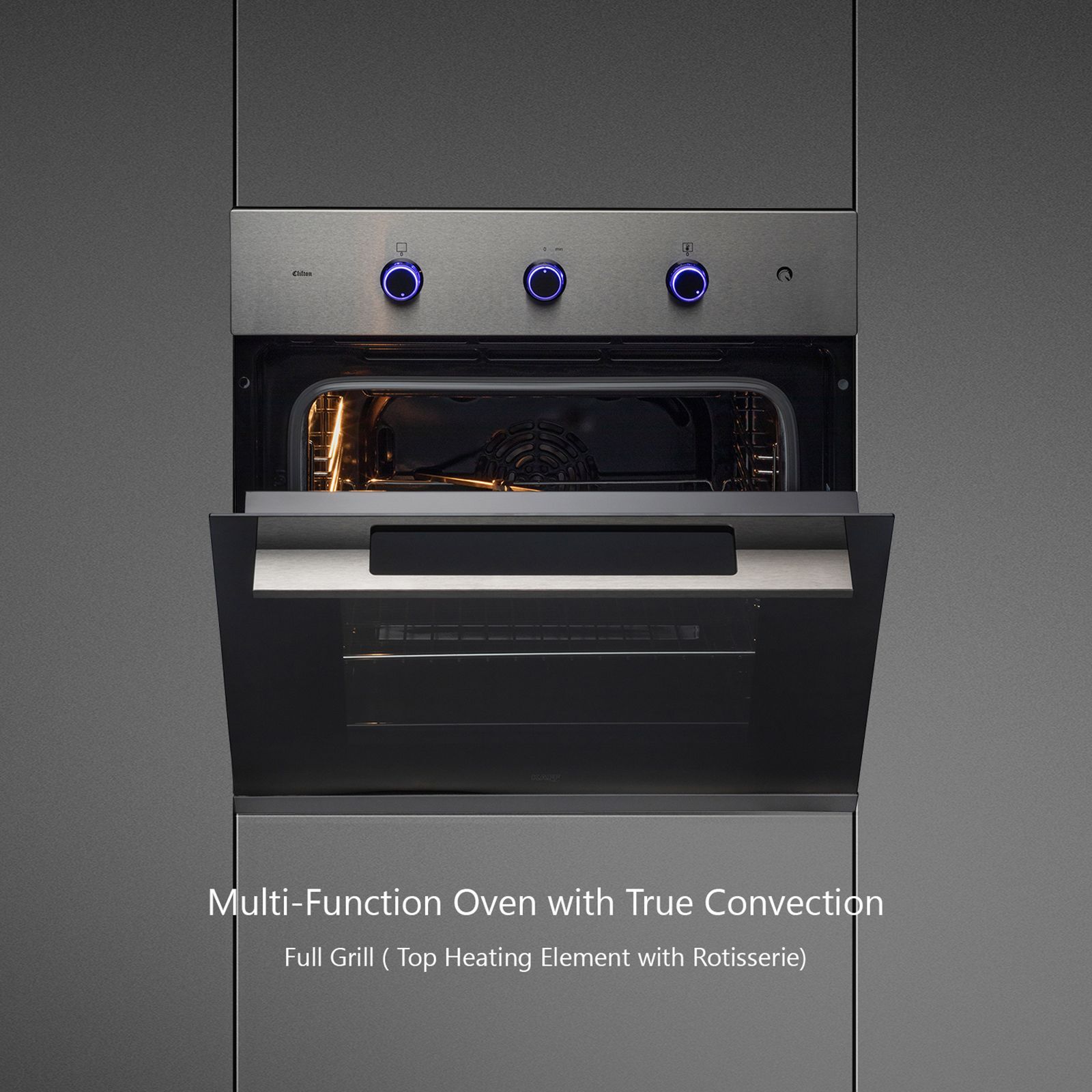 KAFF Series Collection 70L Built-in Electric Microwave Oven with Internal Cooling Fan (Black)_9