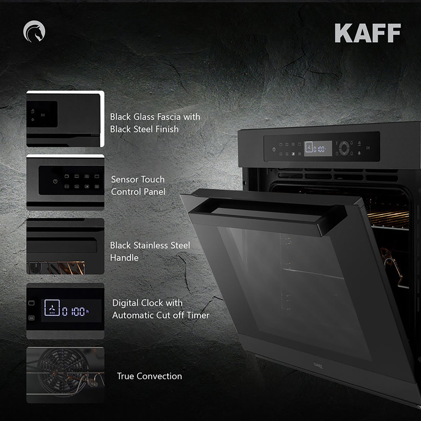 KAFF Series Cassino 73L 60cm Oven Toaster Grill with Memory Function (CSOV6BSN, Black) KAFF Series Cassino 73L 60cm Oven Toaster Grill with Memory Function (CSOV6BSN, Black)_9