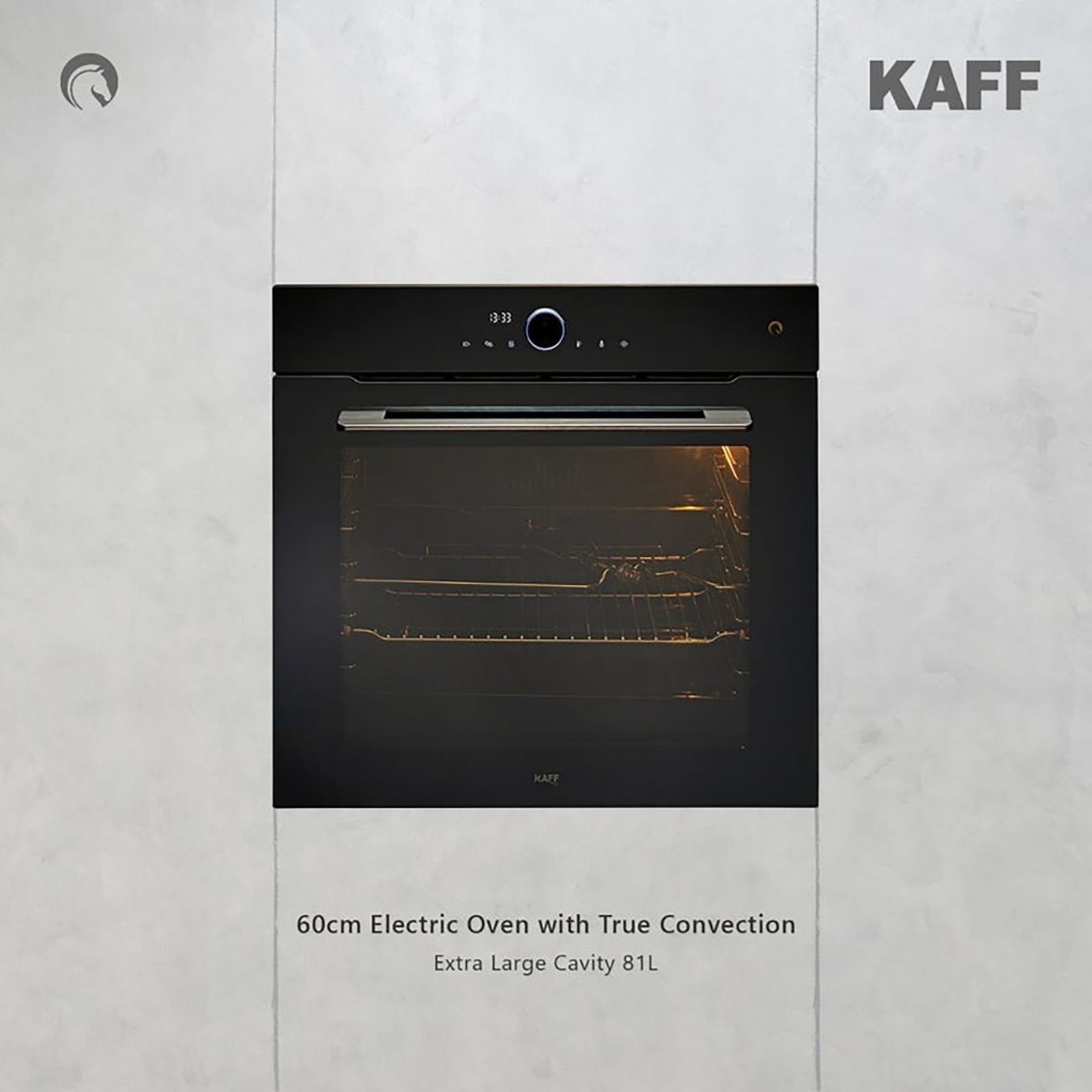 KAFF Series Collection 81L 60cm Built-in Microwave with 3D Hot Air Technology (OV81ZNSC, Black)_12