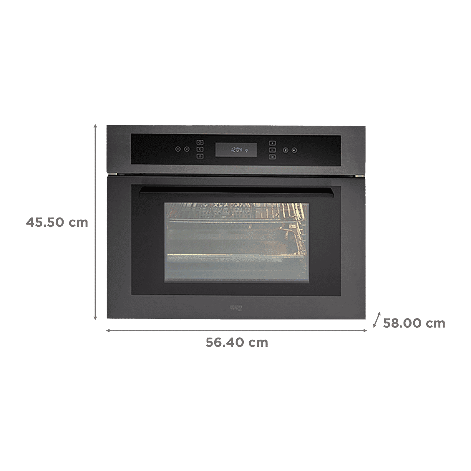 KAFF Series Mazzini 37L 60cm Built-in Electric Steam Microwave with Memory Function (MZST6TN, Black)_2