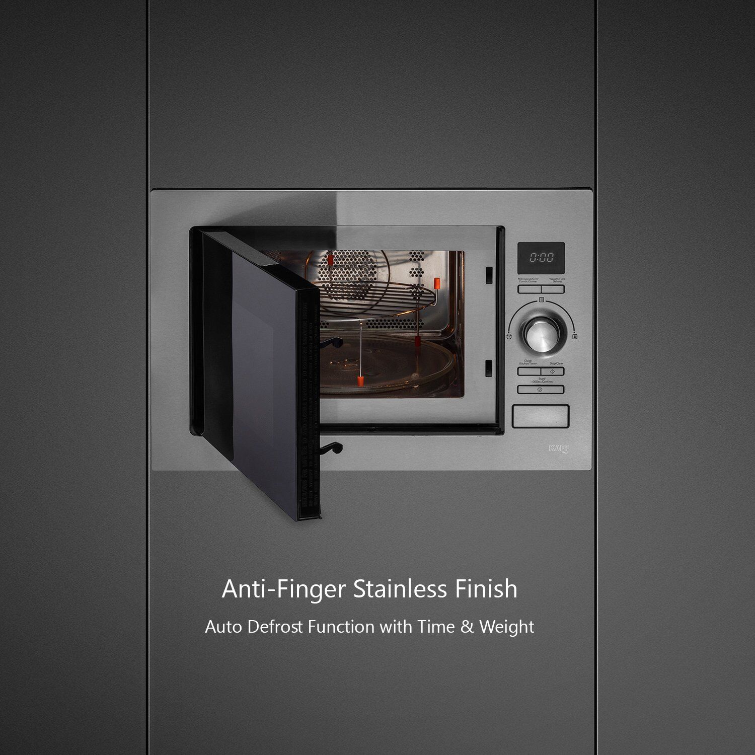 KAFF 28L Built-in Microwave with Autocook Menus (KB4A, Silver) KAFF 28L Built-in Microwave with Autocook Menus (KB4A, Silver)_4