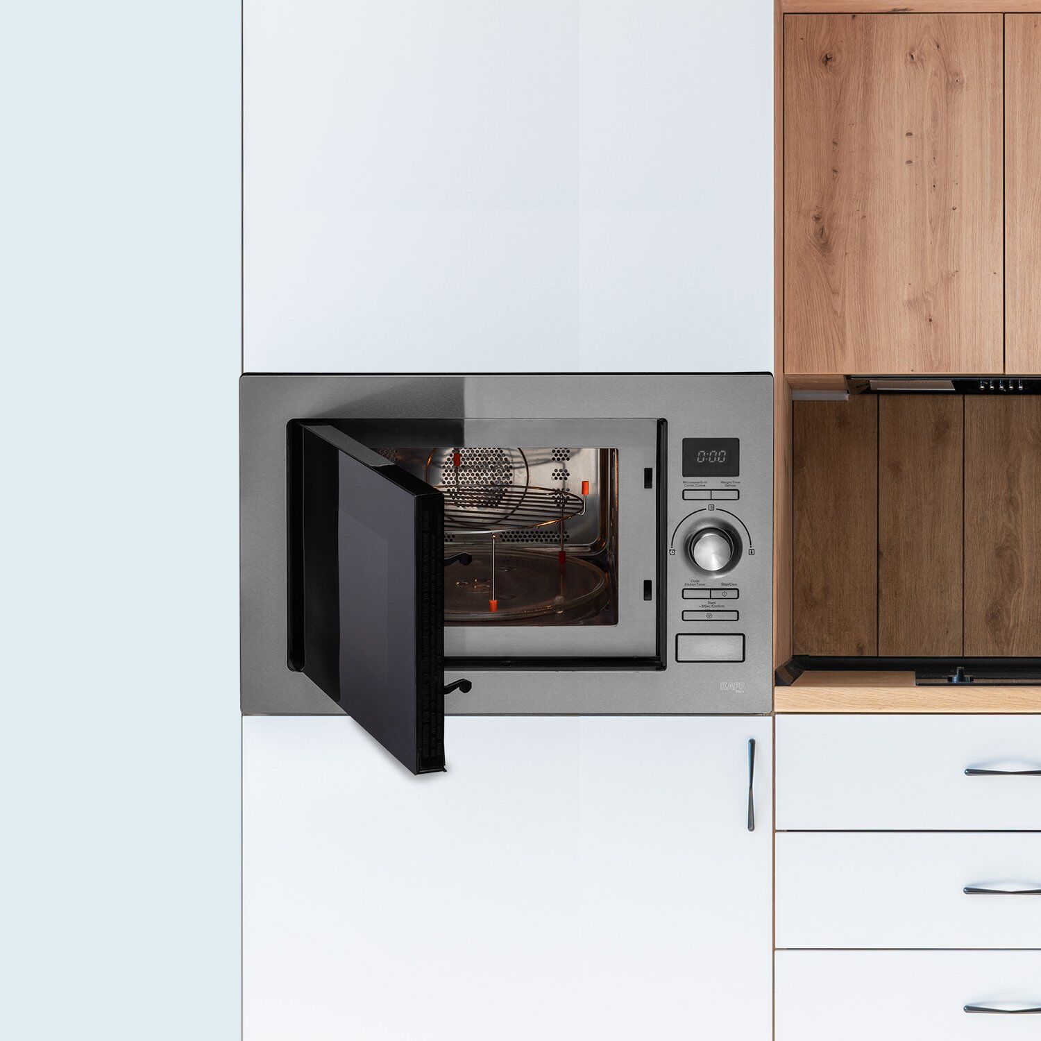 KAFF 28L Built-in Microwave with Autocook Menus (KB4A, Silver) KAFF 28L Built-in Microwave with Autocook Menus (KB4A, Silver)_5