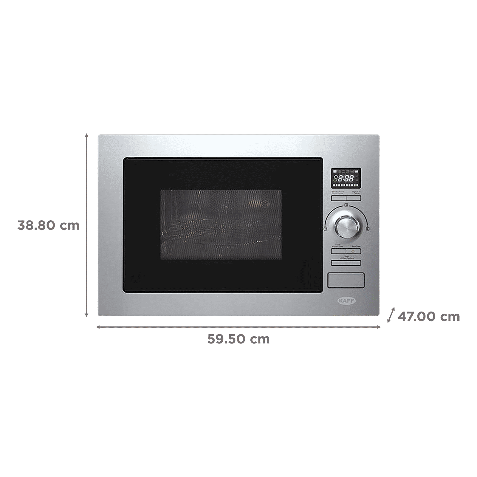 KAFF 28L Built-in Microwave with Autocook Menus (KB4A, Silver) KAFF 28L Built-in Microwave with Autocook Menus (KB4A, Silver)_2