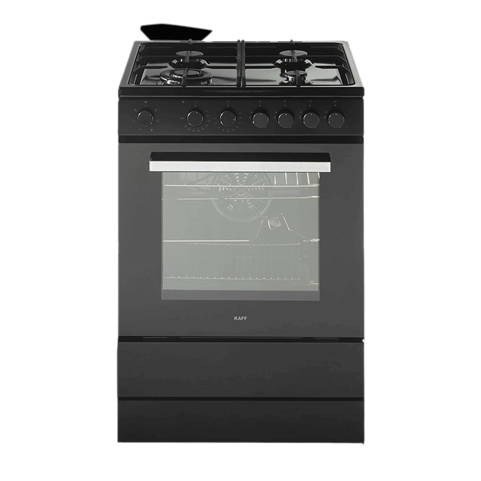 KAFF 60 Litres 4 Burner Cooking Range with Electric Oven (KAB60, Black)_1