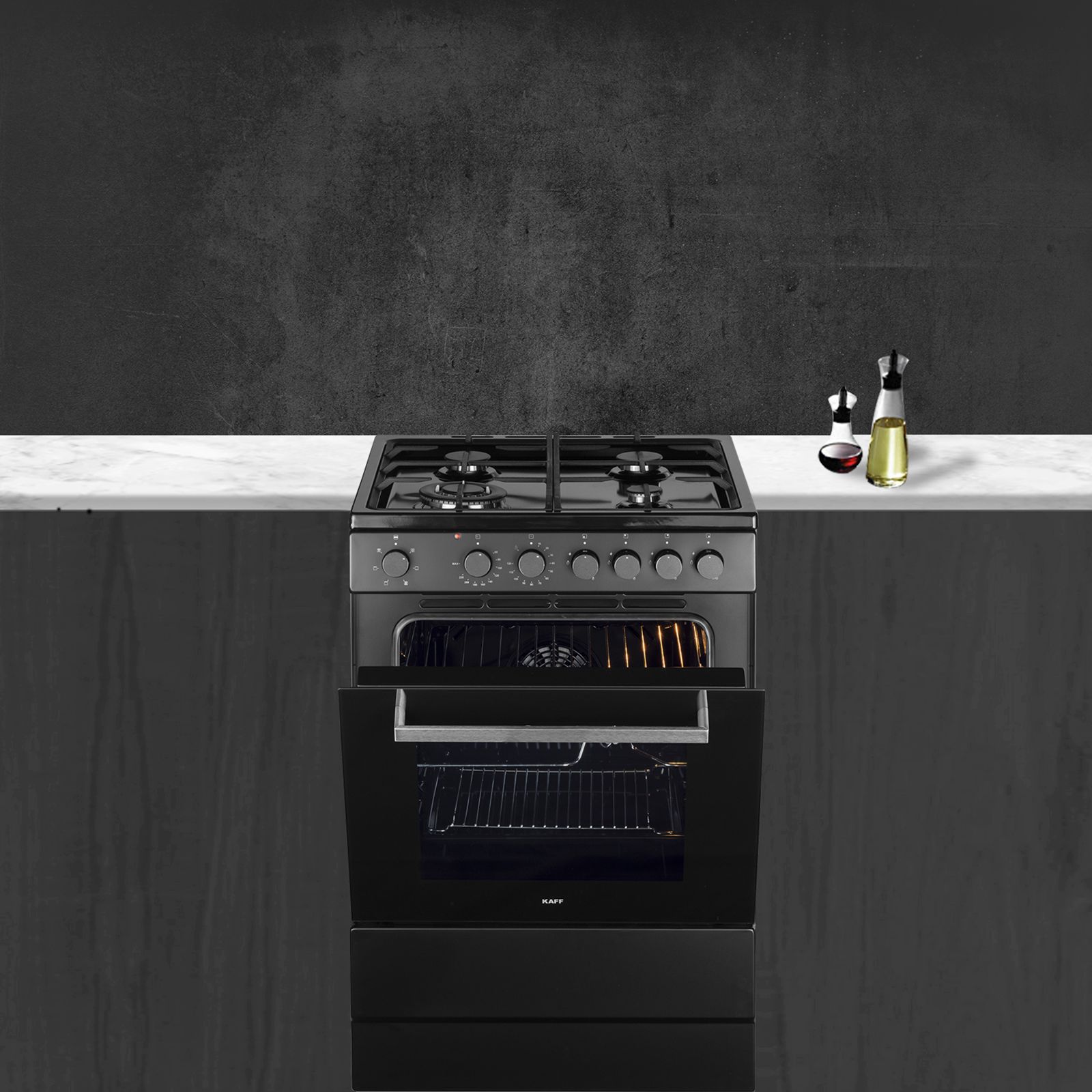 KAFF 60 Litres 4 Burner Cooking Range with Electric Oven (KAB60, Black)_11