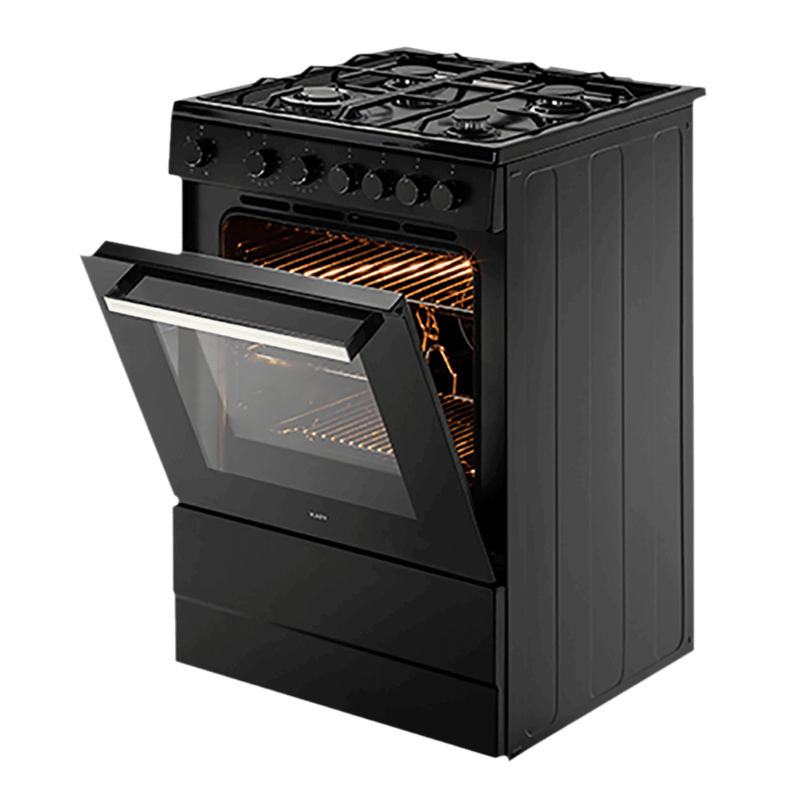KAFF 60 Litres 4 Burner Cooking Range with Electric Oven (KAB60, Black)_5