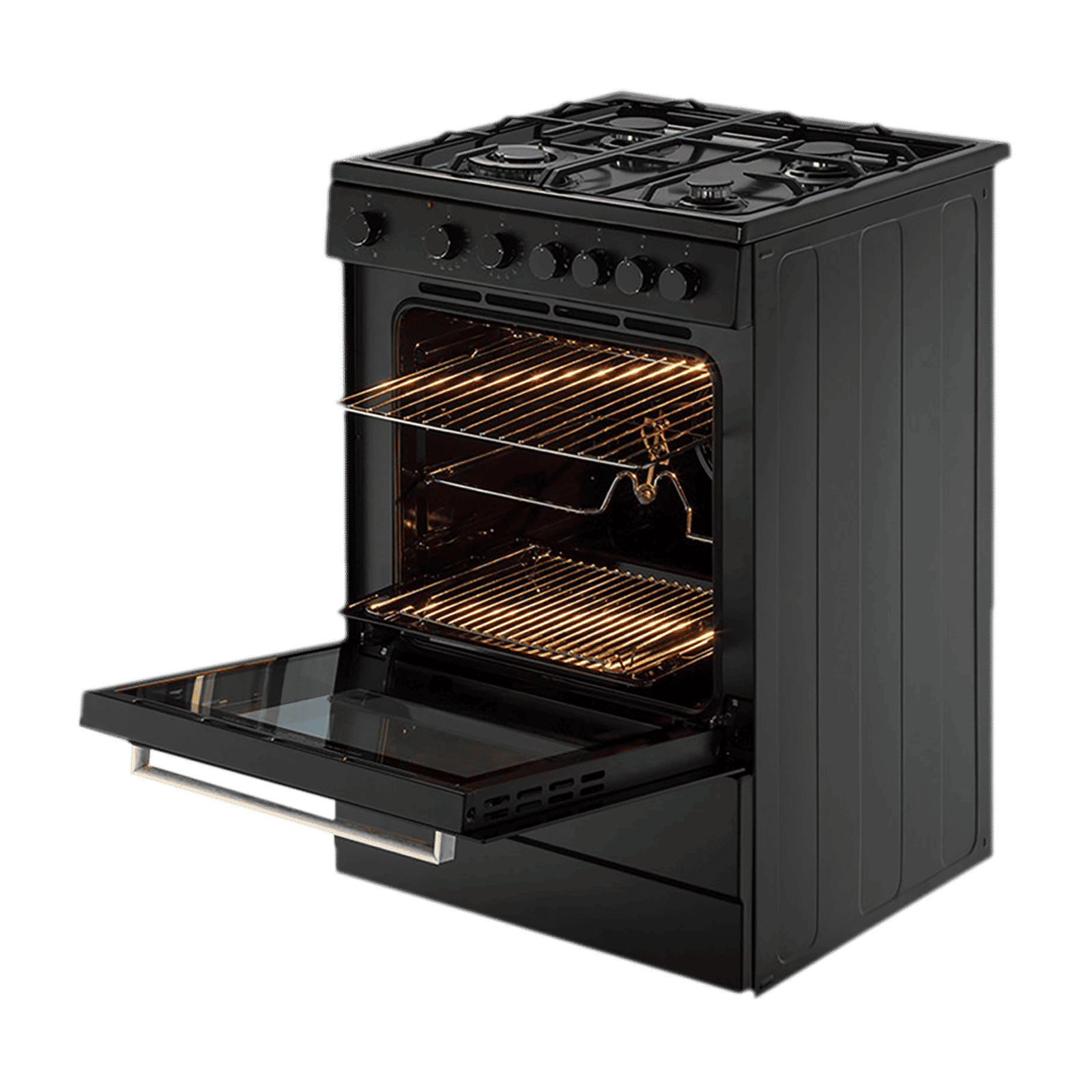 KAFF 60 Litres 4 Burner Cooking Range with Electric Oven (KAB60, Black)_6