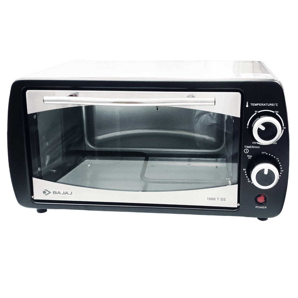 BAJAJ Majesty 1000 TSS 10L Oven Toaster Grill with Unique Heating Element Design (Black/Silver)_1