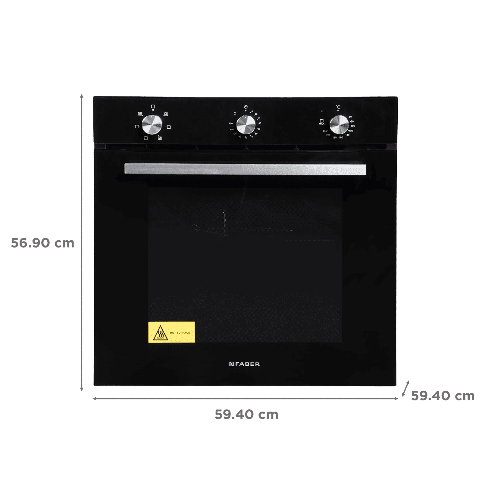 FABER FBIO 6F BK 80L Built-in Microwave with Digital Display (116.0680.241, Black)_2